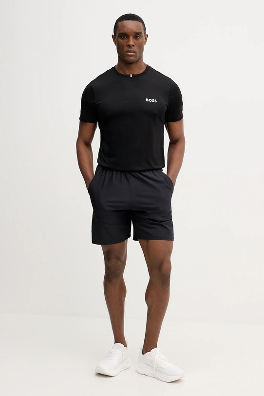 BOSS Green t-shirt TS_TOC Spin Training 50554543 czarny SS26