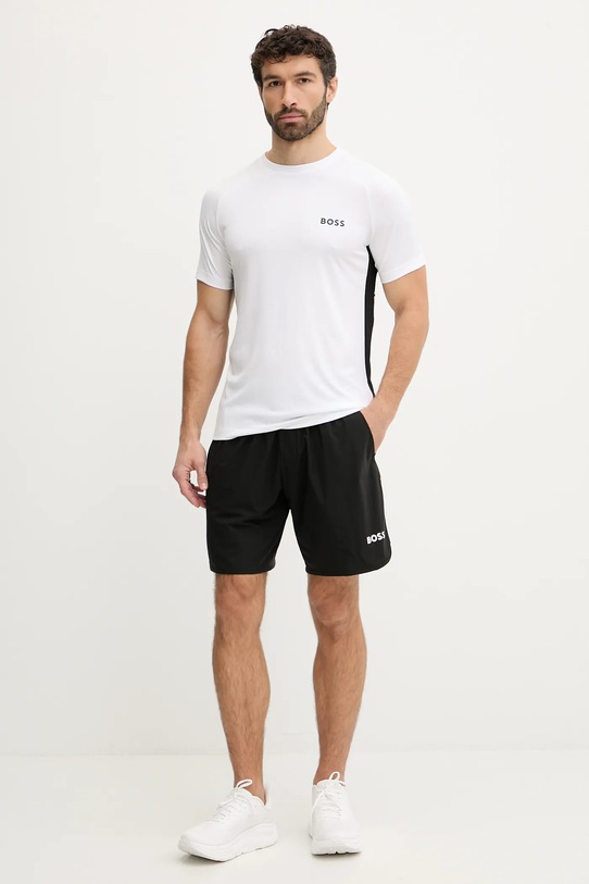 BOSS Green t-shirt TS_TOC Spin CB 50554544 biały SS26