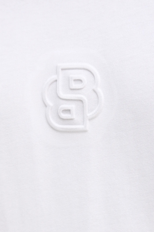 BOSS t-shirt bawełniany 50555106 biały