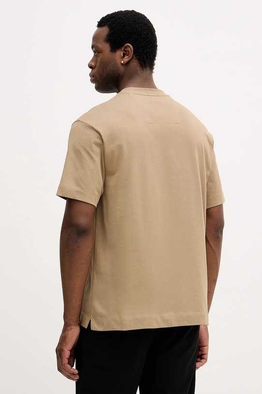 Odzież BOSS t-shirt bawełniany 50555106 beżowy