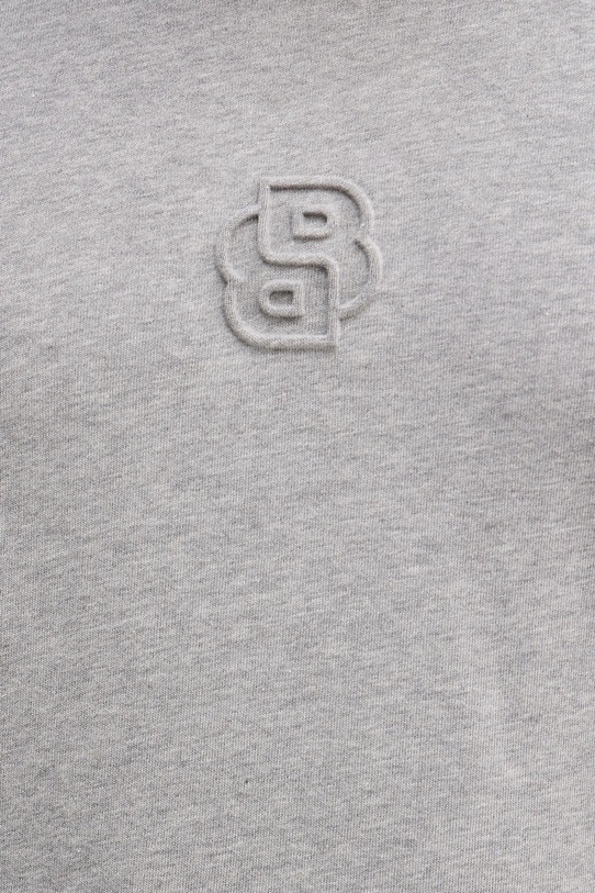 BOSS t-shirt bawełniany 50555106 szary