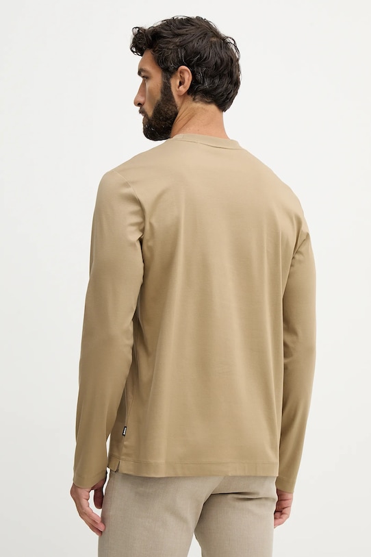 Odzież BOSS longsleeve bawełniany C-Townley 01 50555107 zielony