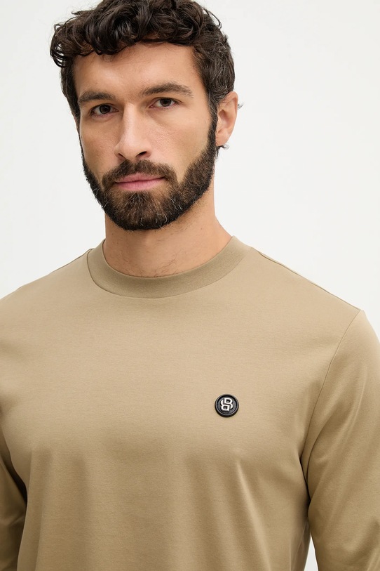 BOSS longsleeve bawełniany C-Townley 01 zielony 50555107