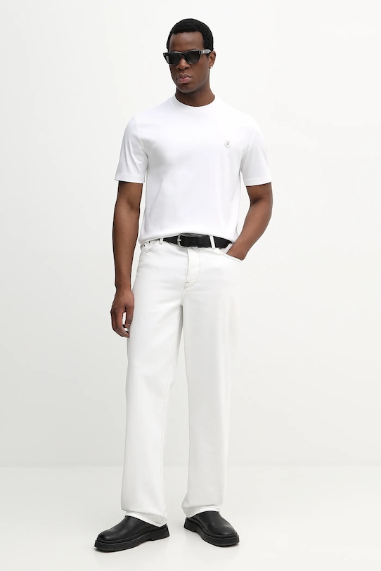 Бавовняна футболка BOSS C-Taut 01 50555844 білий SS26