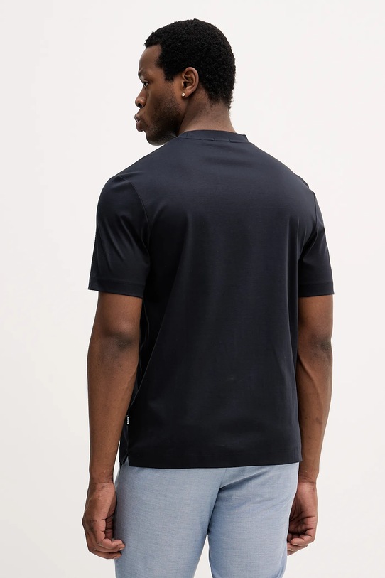 Odzież BOSS t-shirt bawełniany 50555844 granatowy
