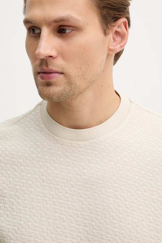 BOSS t-shirt H-Thompson 228 beżowy 50557395