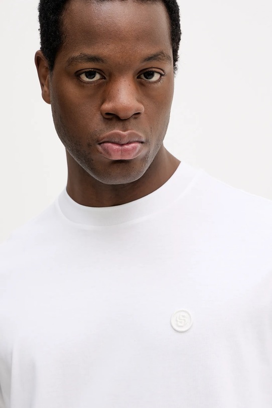 BOSS t-shirt bawełniany biały 50559050