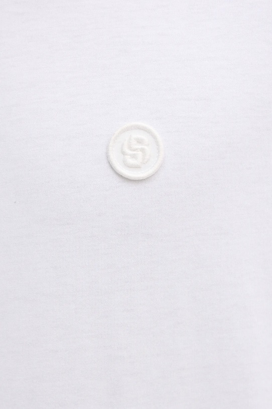 BOSS t-shirt bawełniany 50559050 biały
