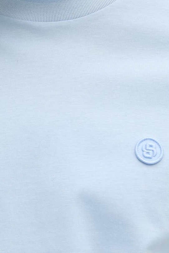 BOSS футболка для мужчин из хлопка C-Tames 98 50559050 голубой