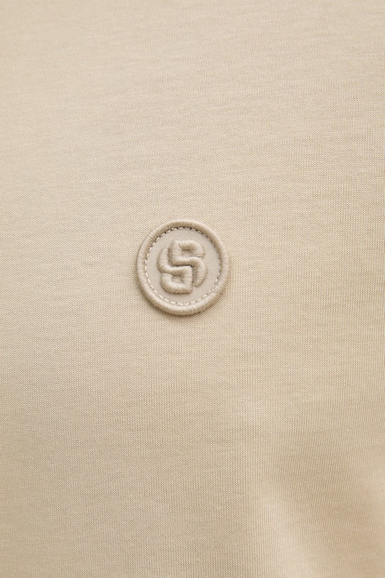 BOSS t-shirt bawełniany 50559050 beżowy