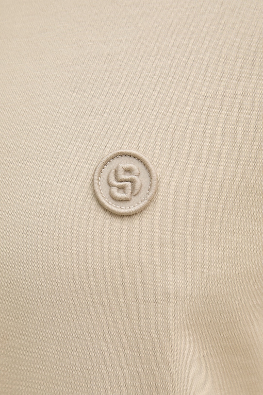 BOSS t-shirt bawełniany 50559050 beżowy