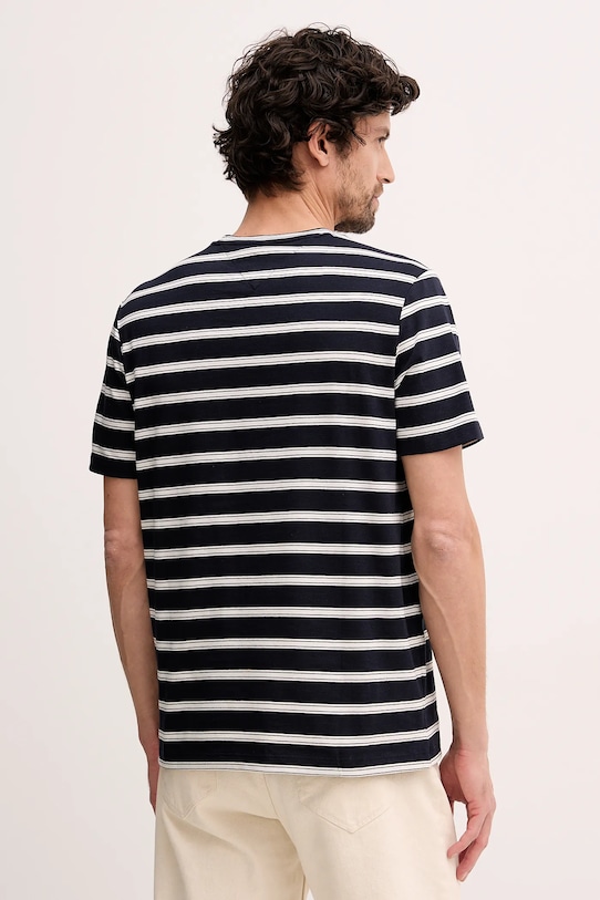 Ρούχα Βαμβακερό μπλουζάκι Tommy Hilfiger MW0MW41378 σκούρο μπλε