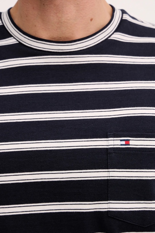 Βαμβακερό μπλουζάκι Tommy Hilfiger MW0MW41378 σκούρο μπλε