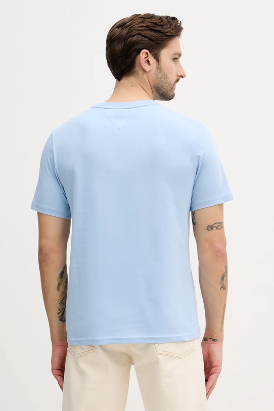 Odzież Tommy Hilfiger t-shirt bawełniany MW0MW42736 niebieski