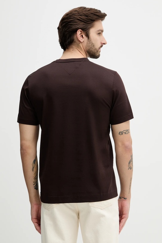 Odzież Tommy Hilfiger t-shirt bawełniany MW0MW41860 brązowy