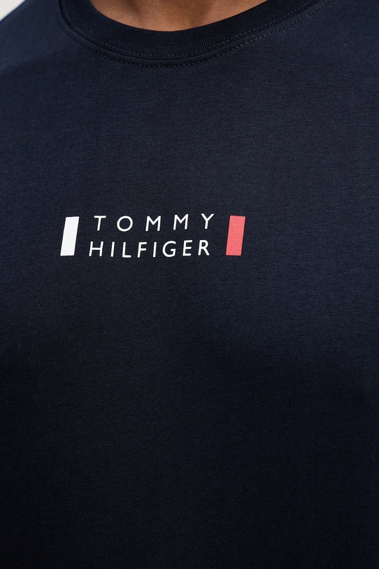 Tommy Hilfiger t-shirt bawełniany MW0MW41453 granatowy