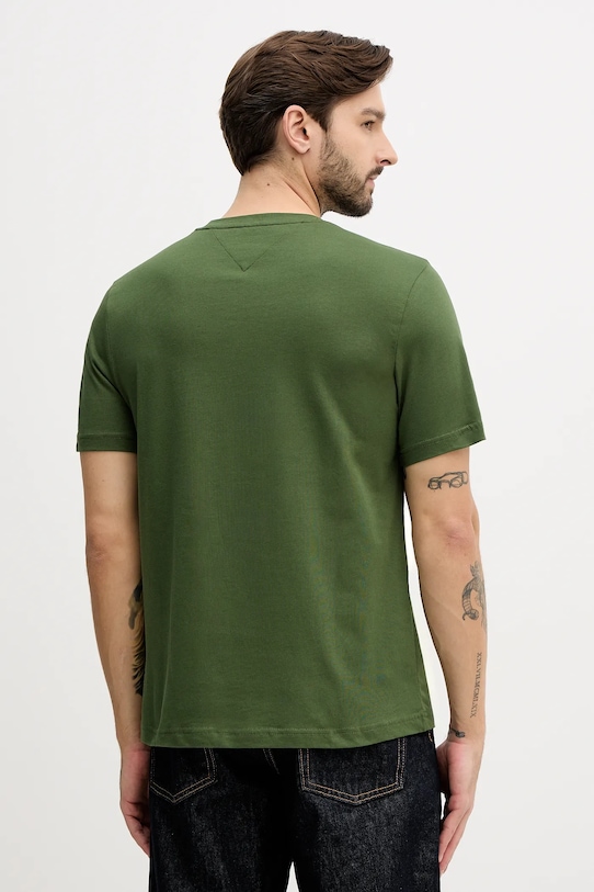 Дрехи Памучна тениска Tommy Hilfiger MW0MW41453 зелен