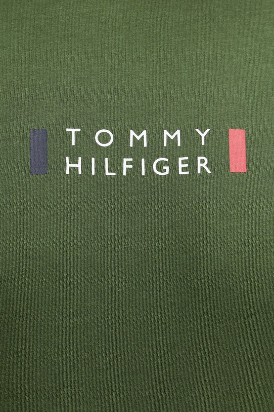 Памучна тениска Tommy Hilfiger MW0MW41453 зелен