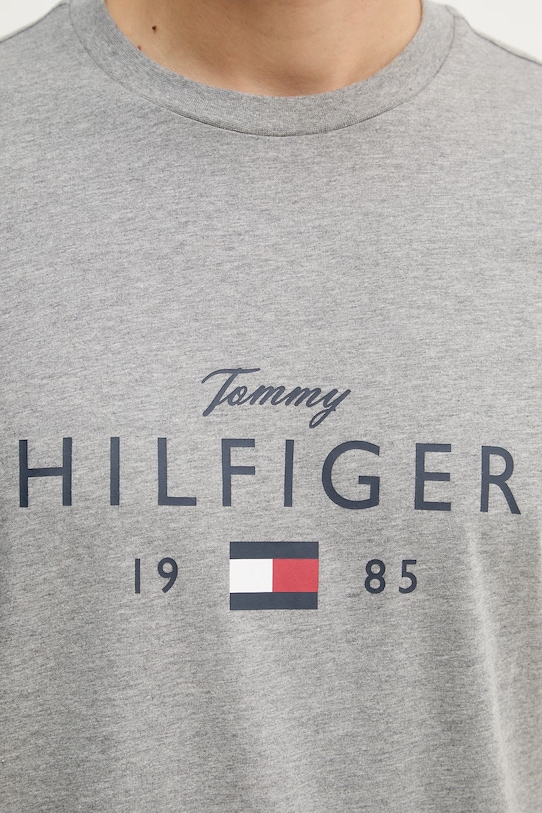 Tommy Hilfiger t-shirt bawełniany MW0MW41455 szary