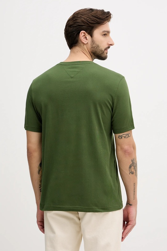 Odzież Tommy Hilfiger t-shirt bawełniany MW0MW41455 zielony