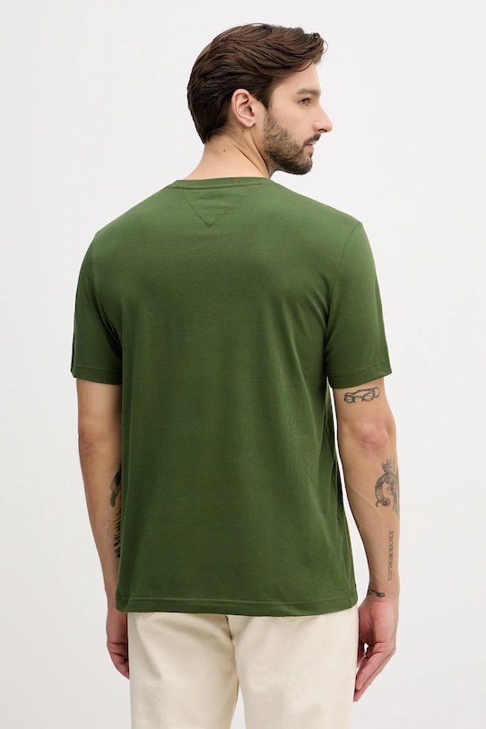 Odzież Tommy Hilfiger t-shirt bawełniany MW0MW41455 zielony