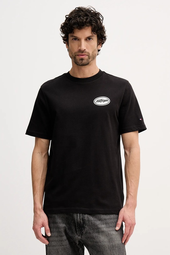 Odzież Tommy Hilfiger t-shirt bawełniany MW0MW41460 czarny