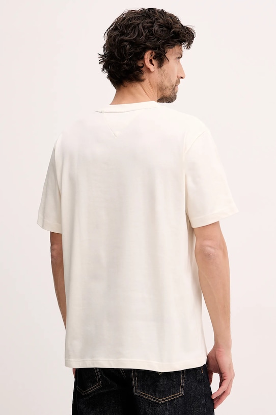 Odzież Tommy Hilfiger t-shirt bawełniany MW0MW41468 beżowy