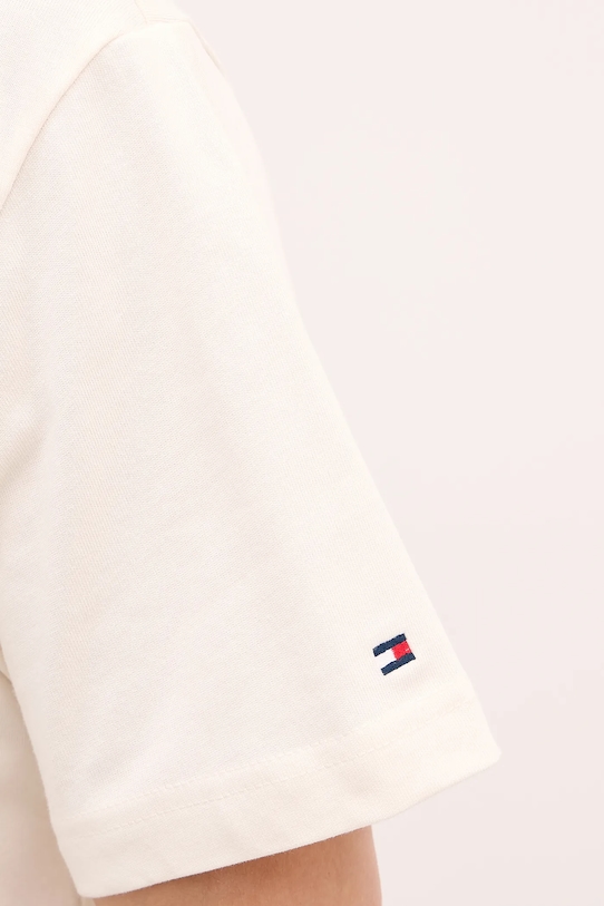 Tommy Hilfiger t-shirt bawełniany MW0MW41468 beżowy