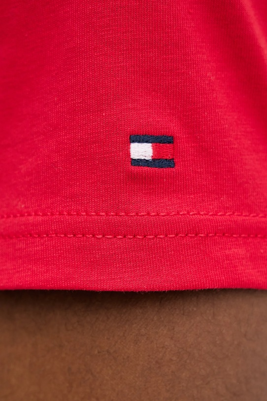 Tommy Hilfiger t-shirt bawełniany MW0MW41471 czerwony