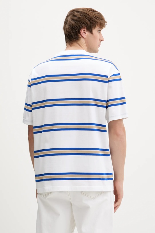 Ρούχα Βαμβακερό μπλουζάκι Hugo Blue Nolisto 50553511 λευκό