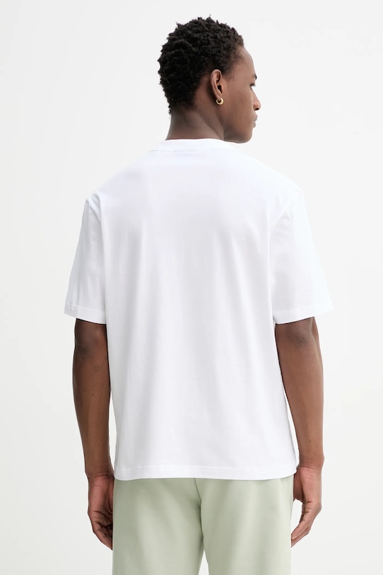 Odzież Hugo Blue t-shirt bawełniany Nalotrix 50554349 biały