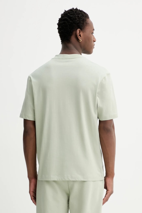 Odzież Hugo Blue t-shirt bawełniany Nalotrix 50554349 zielony