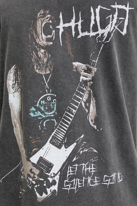 Hugo Blue t-shirt bawełniany 50554368 szary