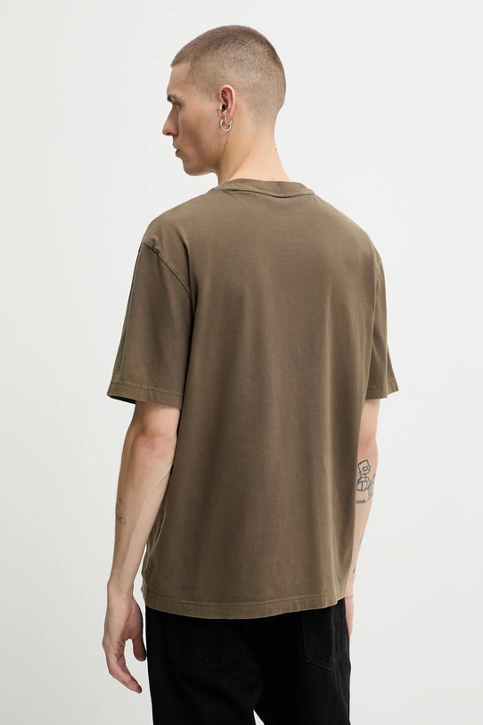 Ρούχα Βαμβακερό μπλουζάκι Hugo Blue 50554368 πράσινο