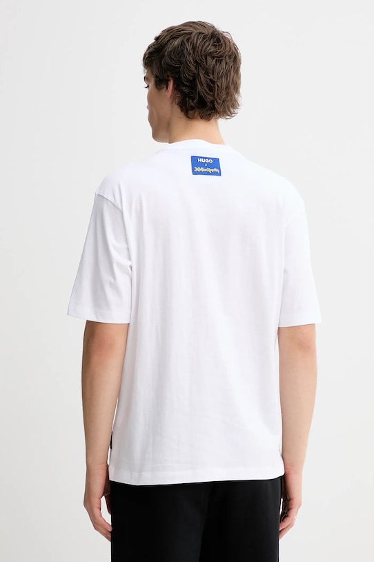 Odzież Hugo Blue t-shirt bawełniany HUGO x Jujutsu Kaisen 50554841 biały