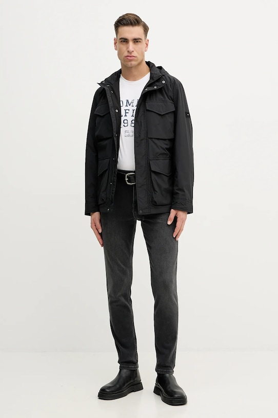 Tommy Hilfiger t-shirt bawełniany MW0MW41470 biały SS26