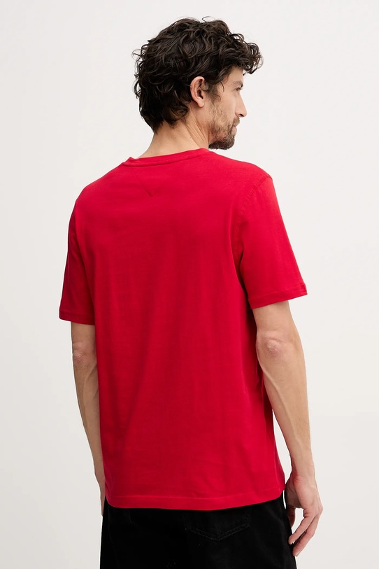 Odzież Tommy Hilfiger t-shirt bawełniany MW0MW41470 czerwony