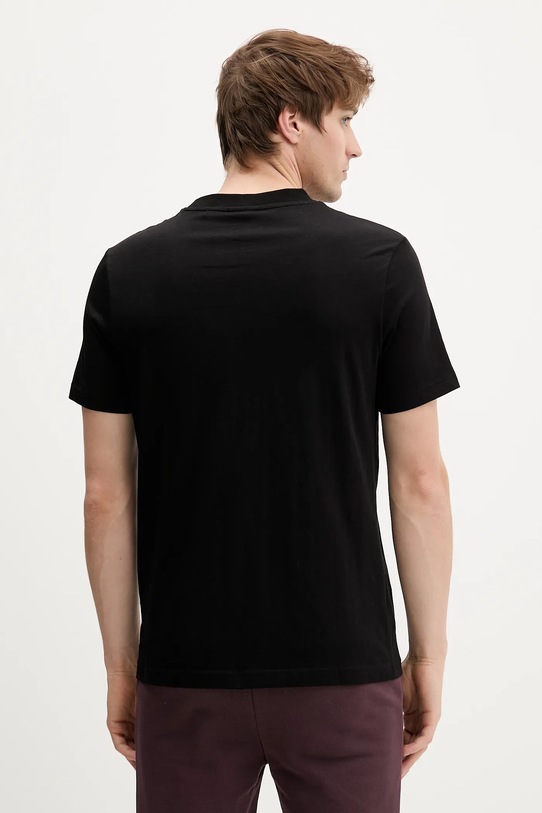 Ρούχα Βαμβακερό μπλουζάκι HUGO Danotie 50553124 μαύρο