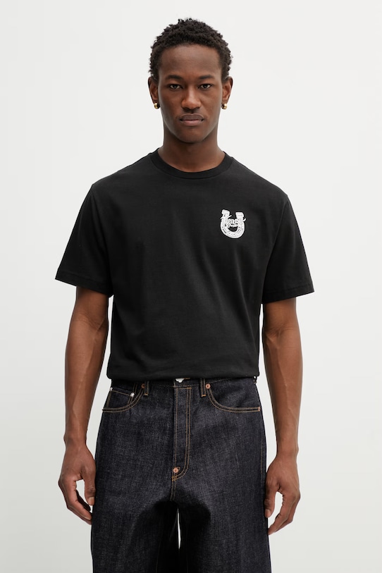 Kenzo t-shirt bawełniany regular czarny FG55TS2204SG