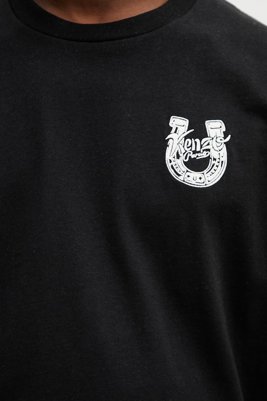 Kenzo t-shirt bawełniany FG55TS2204SG czarny