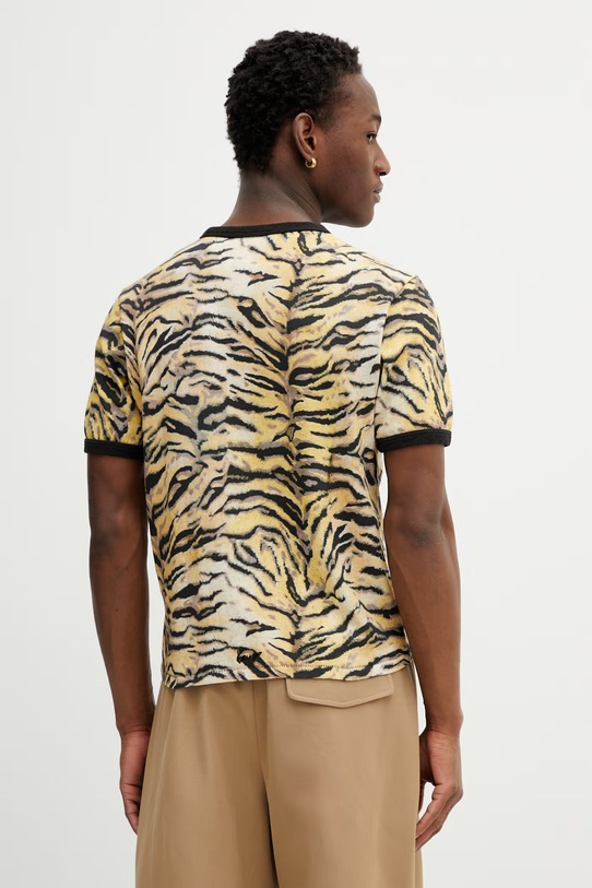 Odzież Kenzo t-shirt bawełniany FG55TS1084SK żółty