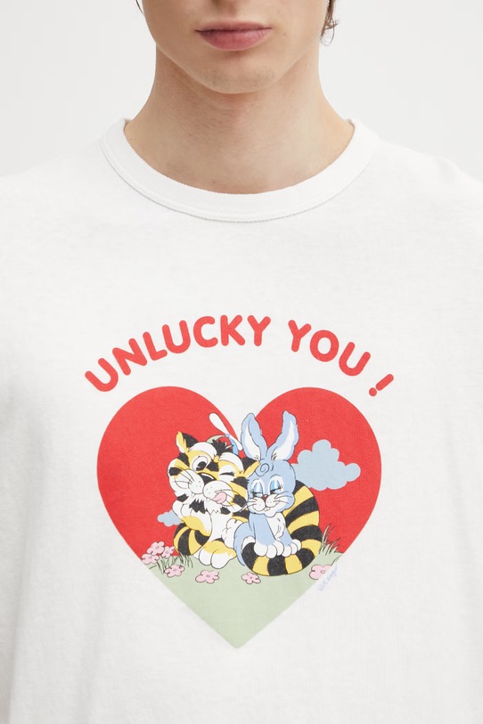 Бавовняна футболка Kenzo бежевий FG55TS2104SK