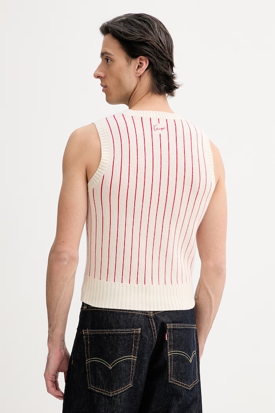 Odzież Kenzo kamizelka z dodatkiem wełny FG55TO7683DH beżowy