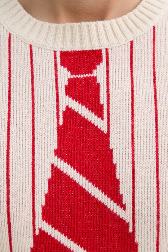 Kenzo kamizelka z dodatkiem wełny FG55TO7683DH beżowy