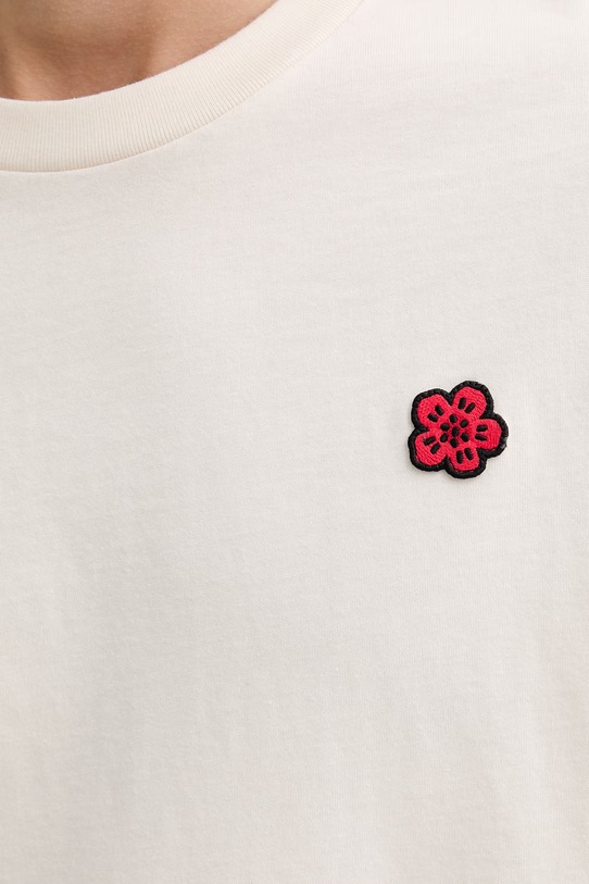 Βαμβακερό μπλουζάκι Kenzo FE65TS4744SG μπεζ