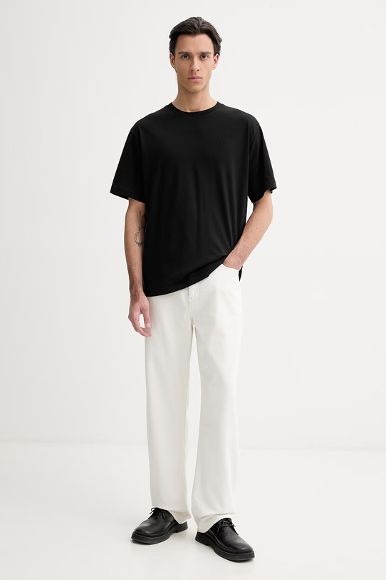 Βαμβακερό μπλουζάκι Kenzo FG55TS4024SG μαύρο SS26