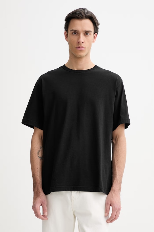 Oblečenie Bavlnené tričko Kenzo FG55TS4024SG čierna