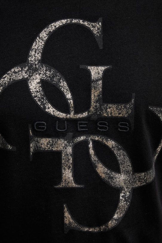 Guess t-shirt bawełniany M6RI03.I3Z14 czarny