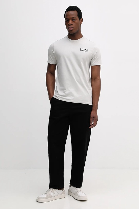 Bavlněné tričko Guess M6RI05.KBW41 šedá SS26