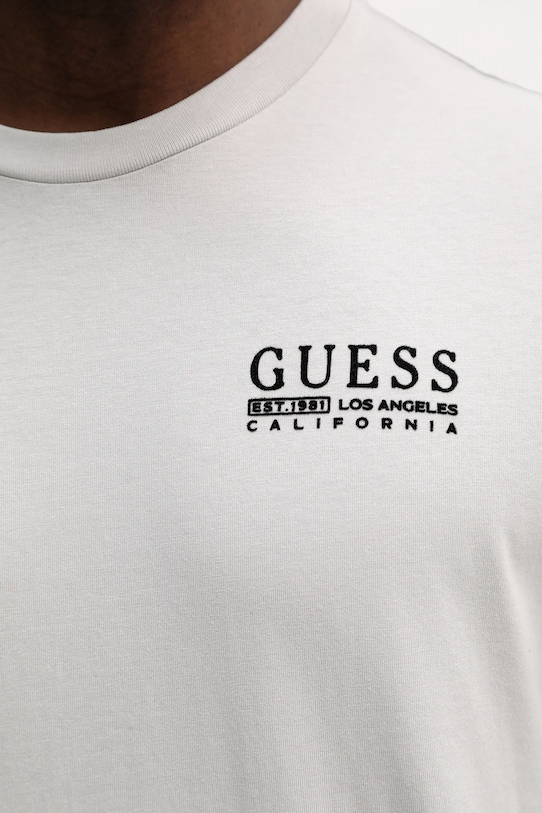 Bavlněné tričko Guess M6RI05.KBW41 šedá